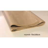 papír pergamenová náhrada 70 x 100 cm, hnědý