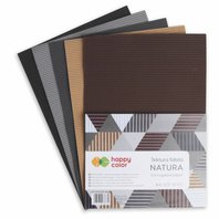 vlnitý karton A4 NATURA 5ks přírodních barev (655106)