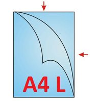 obal zakládací A4 L, transparentní, 170 my (10 ks)