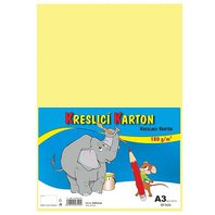 kreslící karton A3 180 g žlutý / 50 listů
