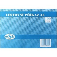 Cestovní příkaz A5 (MSK č.500)