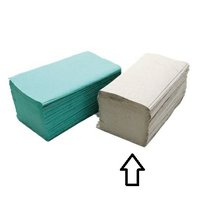 papírové ručníky Z-Z šedé 1vrstvé/ 250 ks (5000H)