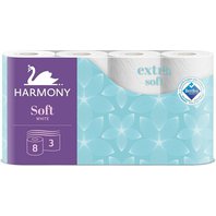 TP Harmony Soft 3vrstvý, bílý / 8 ks (4454)