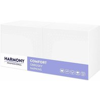 ubrousky Harmony Comfort 24x24 cm bílé 2vrstvé / 250 ks