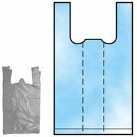mikrotenové tašky 3 kg trhací 6 my / 100 ks (22+12 x 26 cm)