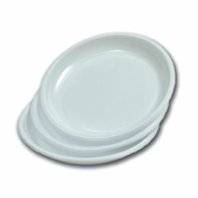 talíř mělký bílý PP průměr 220 mm,100 ks (30.09650)