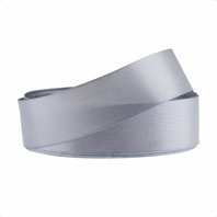 stuha saténová 25 mm x 32 m , stříbrná