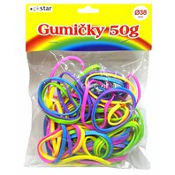 gumičky průměr 38mm, 50g mix barev pastel-neon (PK 168-3.PK 168-4)