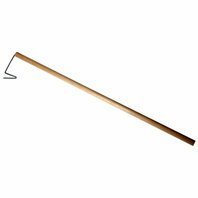 hůlka k lampionu dřevěná, kovový úchyt, 40 cm