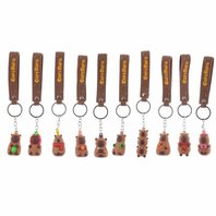 klíčenka Capybara 5 cm s poutkem,gumová,mix (501268)