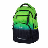 batoh školní OXY Ombre Black - green (9-78424)
