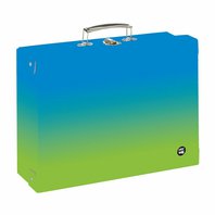 kufřík hranatý A4 OXY GO Ombre Blue-green (6-06124)
