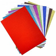složka barevných lepících papírů s glitry 10 ks (PK61-6)
