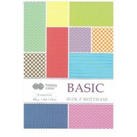 papír barevný A4 80g - BASIC, mix motivů, 15 listů (306456)